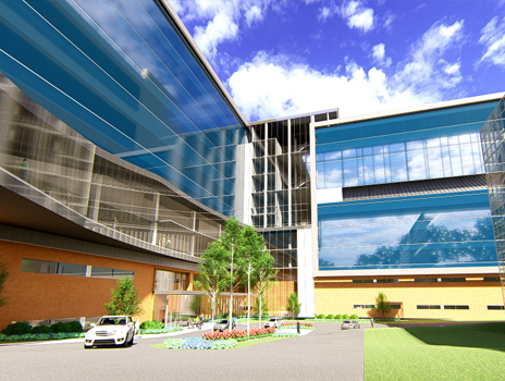 Cancer Center Research Building Rendering