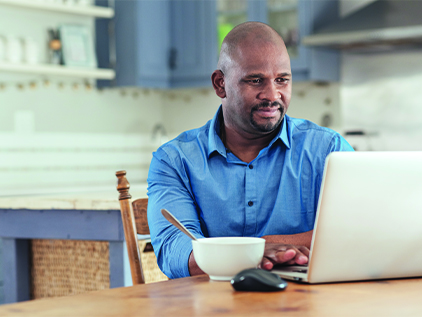 Man Telehealth Doctors Visit