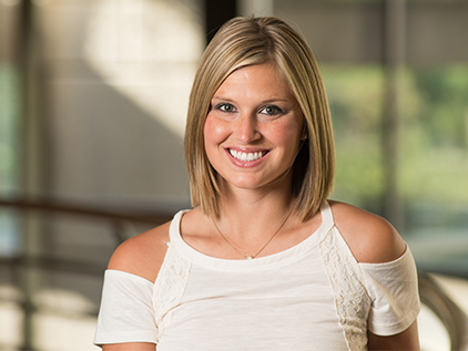 Leukemia patient Rebecca Hertzog Burns.