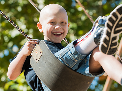 Osteosarcoma patient Wyatt Oshel.