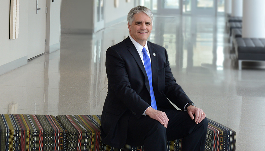 The University of Kansas Cancer Center director, Dr. Jenson.