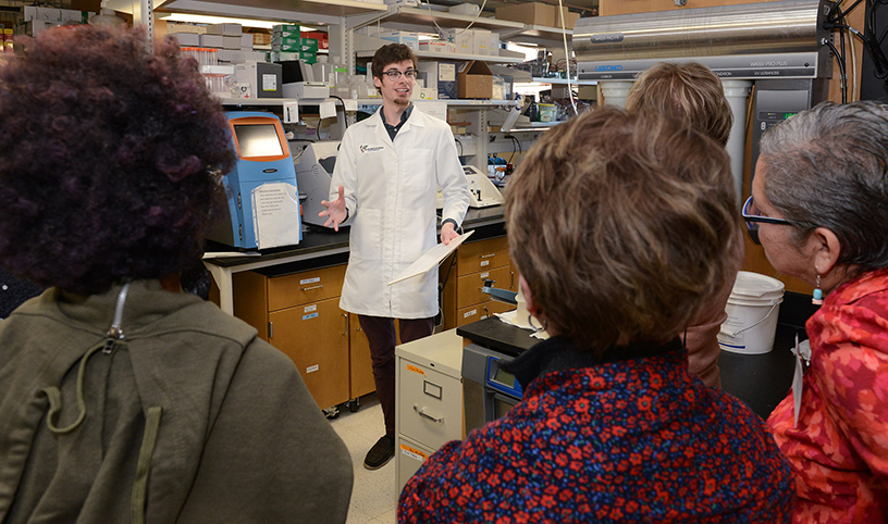 Patient Research Advocates Lab Tour