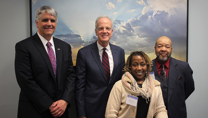 Senator Moran with PIVOT members.