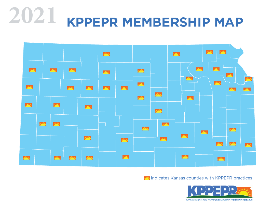 Map of KPPEPRS members