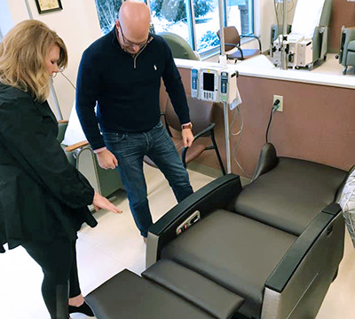 The University of Kansas Cancer Center-North Infusion Recliners