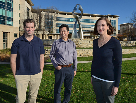Team of cancer researchers.