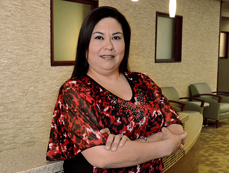 Colorectal cancer patient Corina Ramirez.