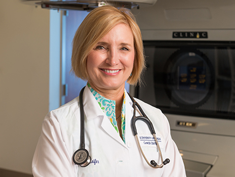 Breast cancer patient Dr. Lori Lindstrom-Leifer.