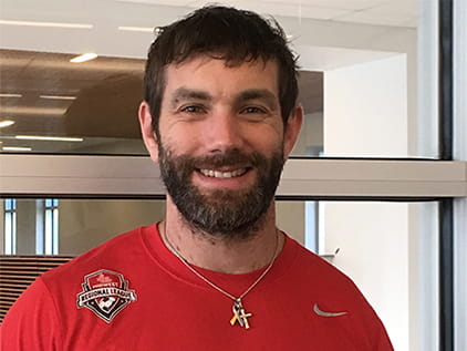 Sarcoma patient Zac Craig.