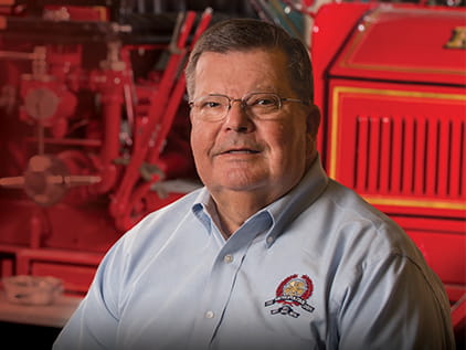 Lymphoma patient Smokey Dyer.