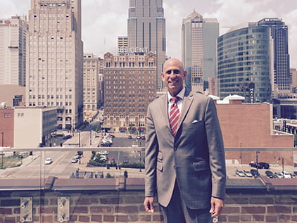 Sarcoma patient Gary Lezak.