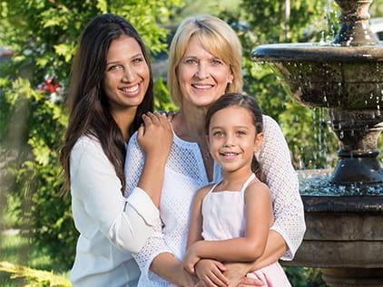 Genetic testing patient Lana Blagg.