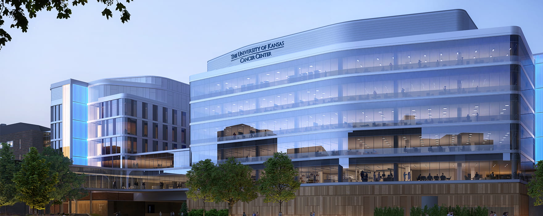 The University of Kansas Cancer Center New Building Rendering
