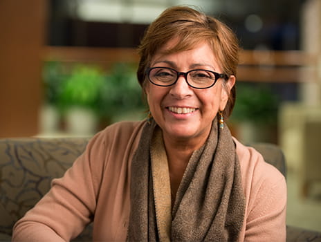 Lung cancer patient Alexis Delaney.