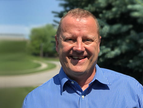 Cancer patient Mark Eaton. 