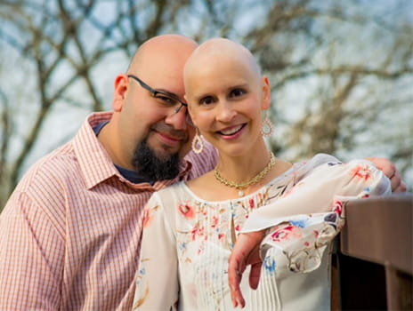 Breast cancer patient Hilary Edwards.