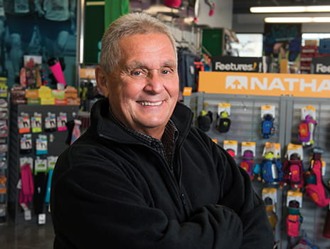 Colon cancer patient Michael Farmer.