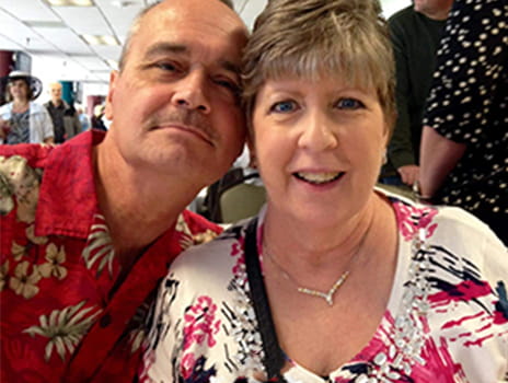 Myeloma patient Karen Foster.