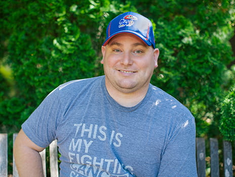 Skin cancer patient Tim Grimes.