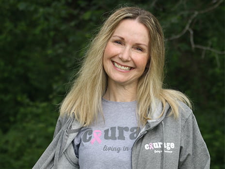 Breast cancer patient Angela Grojean.