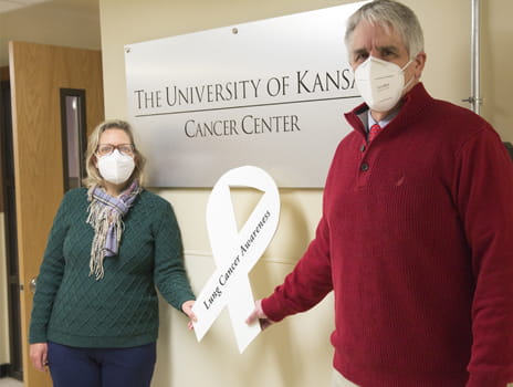 Michelle Hills and Dr. Roy Jensen