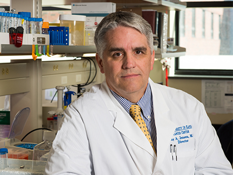 Dr. Jensen in lab