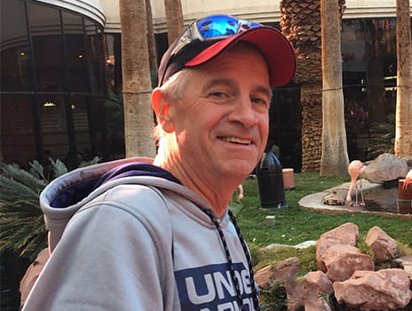 Prostate cancer patient Kerry Moore.