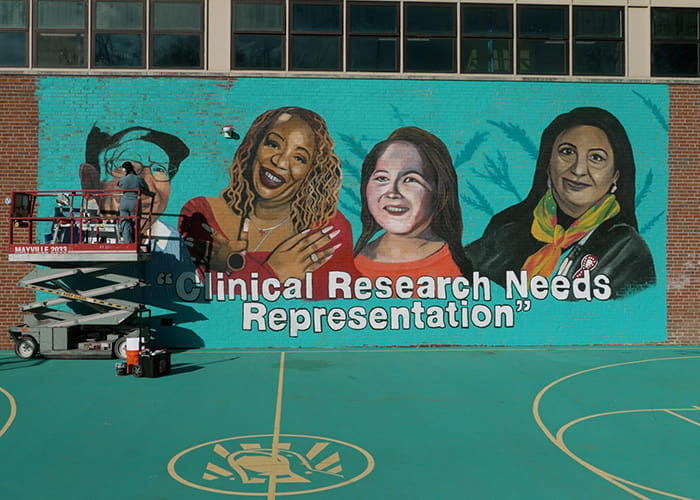 The University of Kansas Cancer Center Mural