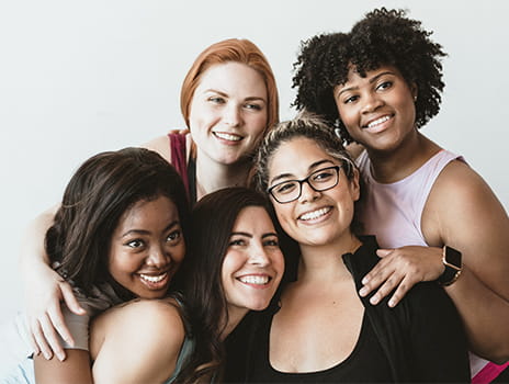Smiling Diverse Women