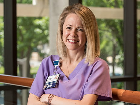 Colorectal cancer patient Lindsay Norris.