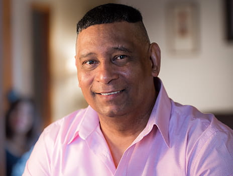 Colorectal cancer patient Herastico Pitty-Diaz.